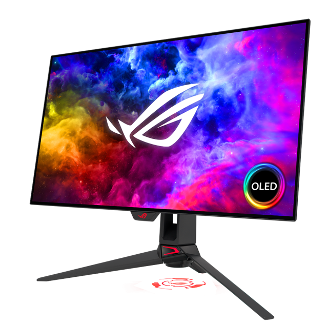 Монитор ASUS ROG Swift OLED PG27AQDM 27.0" (68.58 cm) WQHD (2560 x 1440), OLED, 240Hz, 0.3ms, HDR10, G-SYNC Compatible
