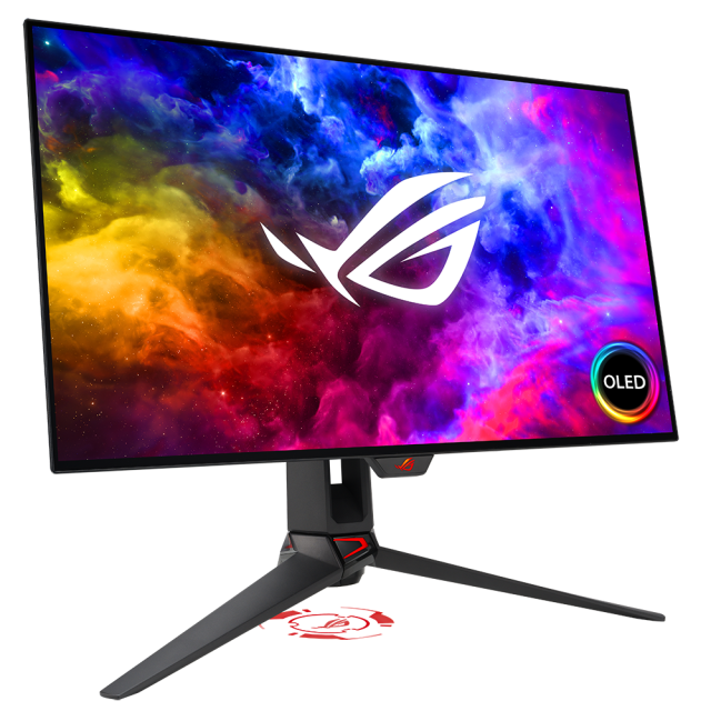 Монитор ASUS ROG Swift OLED PG27AQDM 27.0" (68.58 cm) WQHD (2560 x 1440), OLED, 240Hz, 0.3ms, HDR10, G-SYNC Compatible