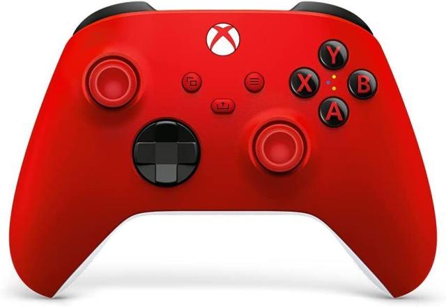Геймърски контролер Microsoft, За Xbox, Bluetooth/Wireless, Червен