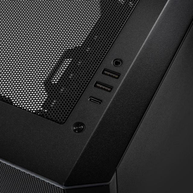 Кутия Phanteks G500A TG D-RGB Mid-Tower, Fanless, 2x USB 3.0, Microphone/Headphone, Черна