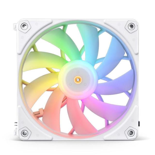 Комплект вентилатори Jonsbo ZF120 PWM ARGB, 3 Броя, Бял