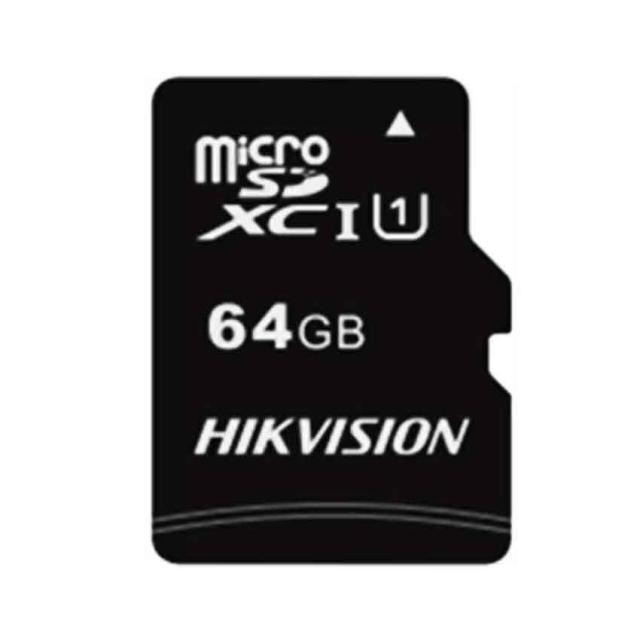 Карта памет HIkVision 64GB microSDXC, Class 10, UHS-I, TLC, up to 92MB/s скорост на четене, 30MB/s скорост на запис