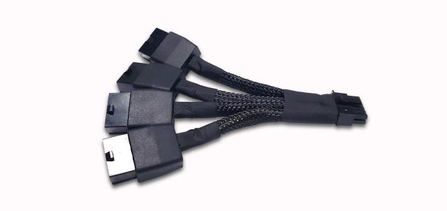 Кабел Cable Adapter Makki  4xPCI-E 8pin to PCI-E Gen.5 12pin 12VHPWR