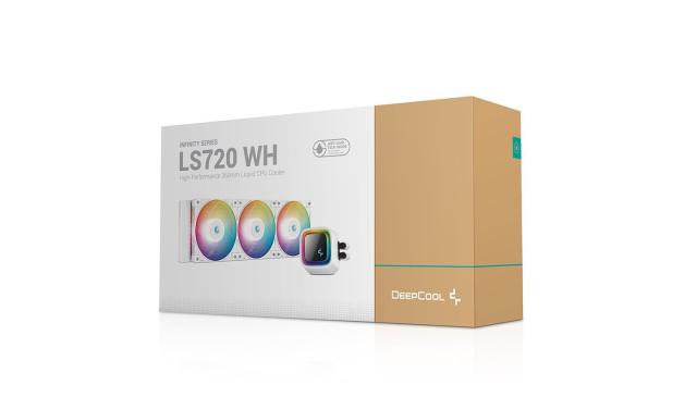 Охладител DeepCool Water Cooling LS720 WH, Addressable RGB, LGA1700/AM5