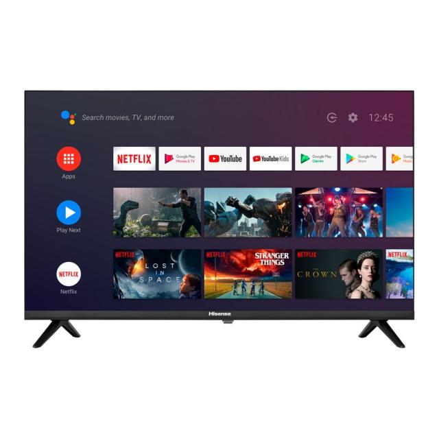 Телевизор Hisense 32" A5750F, HD 1366x768, DLED, Dolby Audio, DTS, Smart TV, Android, WiFi, BT, DLNA, 2xHDMI, 3xUSB, LAN, CI+, DVB-T2/C/S2, Black