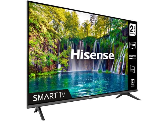 Телевизор Hisense 32" A5600F, HD 1366x768, DLED, Dolby Audio, DBX, Smart TV, WiFi, WiFi Direct, 2xHDMI, 2xUSB, LAN, CI+, DVB-T2/C/S2, Black