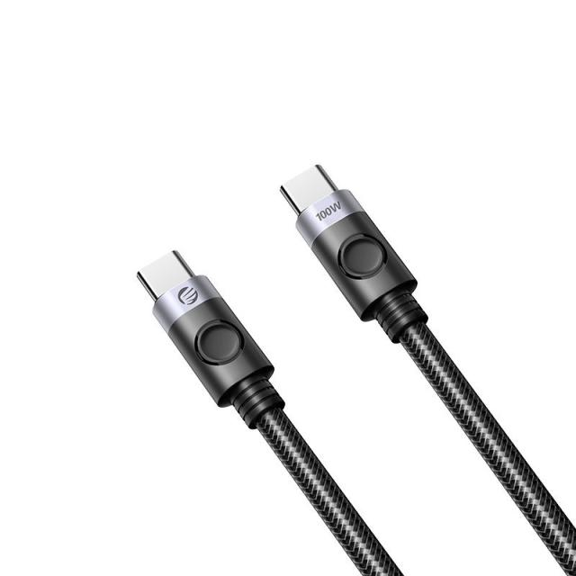 Кабел Orico USB C-to-C PD 100W Charging 1.0m Black