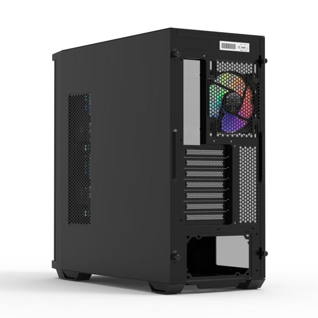 Кутия Zalman Z10 PLUS Tempered Glass, 1 x USB 3.1 Type-C, 2 x USB 3.0, HD Audio Headphones, HD Audio Mic, EATX /ATX /mATX /Mini-ITX, черна