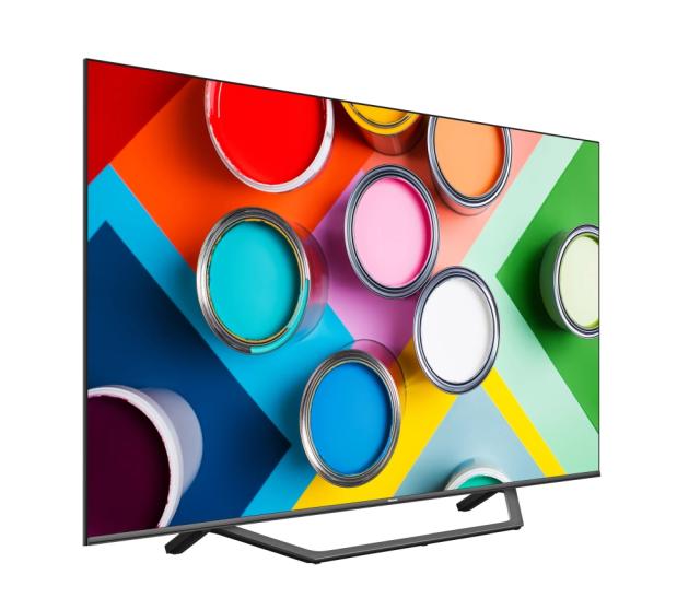 Телевизор Hisense 43" A7GQ, 4K Ultra HD 3840x2160, QLED, FALD,  Quantum Dot, HDR 10+, HLG, Dolby Vision, Dolby Atmos, Smart TV, WiFi 5GHz, WiFi Direct, BT, Anyview Cast,  3xHDMI, 2xUSB, LAN, CI+, DVB-T2/C/S2, Dark Grey