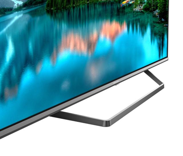 Телевизор Hisense 55" U7QF, 4K Ultra HD 3840x2160, ULED, FALD, Quantum Dot, HDR 10+, HLG, Dolby Vision,  Dolby Atmos, Sound by JBL, Smart TV, WiFi 5GHz, WiFi Direct, BT, DLNA, 4xHDMI, 2xUSB, LAN, CI+, DVB-T2/C/S2, Black/Silver