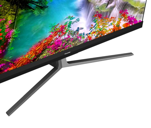 Телевизор Hisense 65" U8QF, 4K Ultra HD 3840x2160, ULED, FALD, Quantum Dot, 120Hz, HDR 10+, HLG, Dolby Vision, Dolby Atmos, Sound by JBL, Smart TV, WiFi 5GHz, WiFi Direct, BT, DLNA, 4xHDMI, 2xUSB, LAN, CI+, DVB-T2/C/S2, Black/Silver