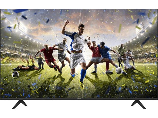 Телевизор Hisense 65" A7100F, 4K Ultra HD 3840x2160, DLED, HDR 10, HLG, Dolby Audio, DTS, Smart TV, WiFi, WiFi Direct, BT, 3xHDMI, 2xUSB, LAN, CI+, DVB-T2/C/S2, Black
