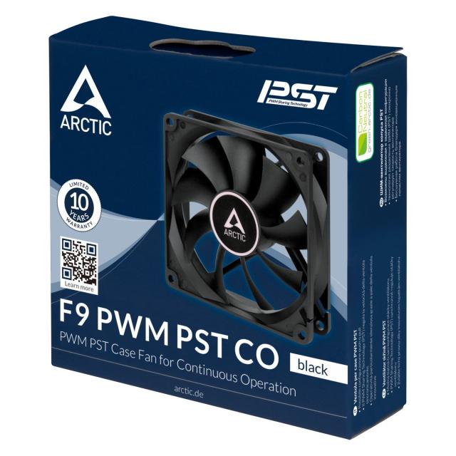 Вентилатор Arctic Fan F9 PWM PST CO, 2Ball - 150-1800rpm, 4-pin PWM