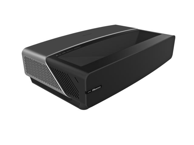 Телевизор Hisense 100" 100L5F, 4K Ultra HD 3840x2160, Laser TV, 2500 nit, Cont. 2400:1, HDR 10, HLG, Dolby Atmos, 2 x 15W Sound System, Smart TV, WiFi 5GHz, BT, 4xHDMI, 2xUSB, LAN, CI+, DVB-T2/C/S2, 100" Screen included, Black