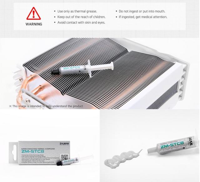 Термо паста Zalman Thermal compound STC8, 8.3W/mK, 1.5g