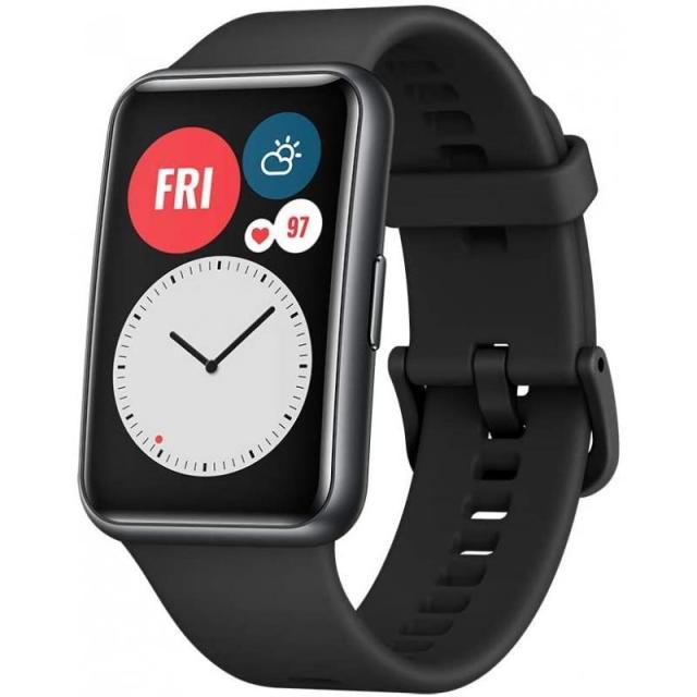 Фитнес гривна Huawei WATCH Fit, Stia-B09, 1,64" AMOLED 456х280 HD, 4GB, Bluetooth 5.0, Graphite Black