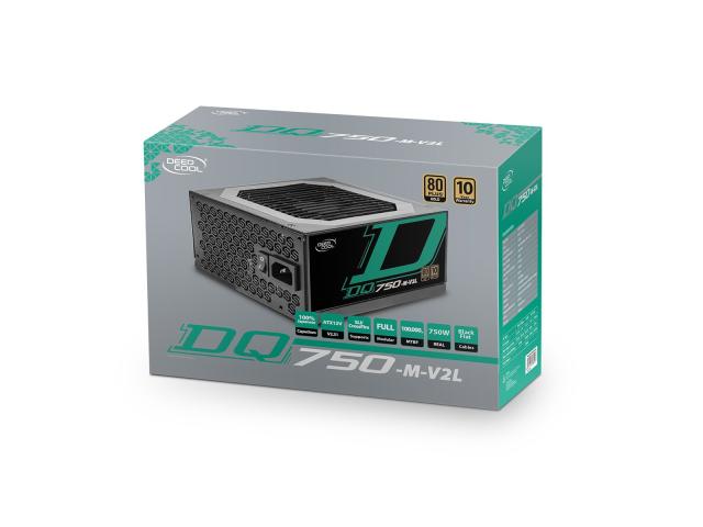Захранваne DeepCool захранване PSU 750W - 80+ Gold, Full Modular