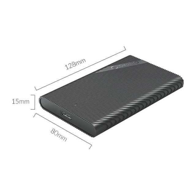 Кутия Orico, 2.5", SSD, HDD Storage - Case - 2.5 inch USB3.0 - 2521U3-BK-EP