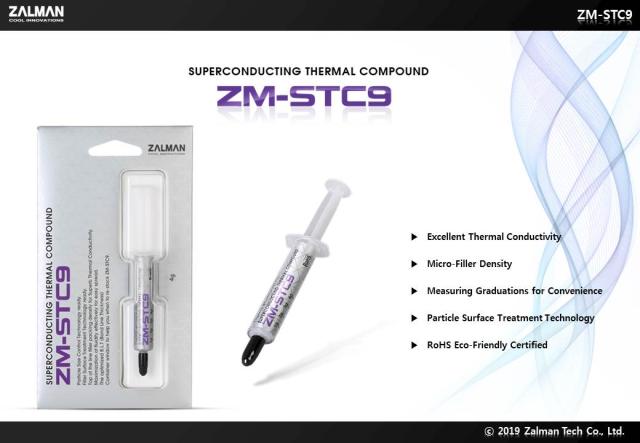 Термо паста Zalman Thermal compound, 9.1W/mK, 4g