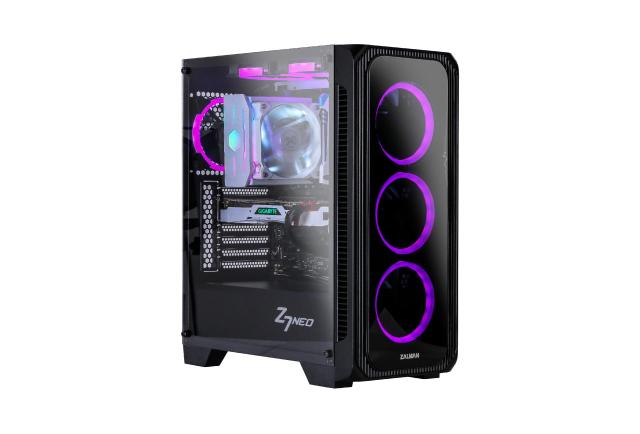 Кутия Zalman Z7 NEO RGB Sync, 1 x USB 3.0, 2 x USB, 2.0, HD Audio Headphones, HD Audio Mic, ATX/ mATX/ Mini-ITX, черна