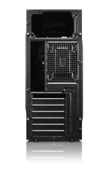 Кутия Makki 1609 RGB, 2 x USB 2.0, HD Audio Headphones, HD Audio Mic, mATX/Mini-ITX/ATX