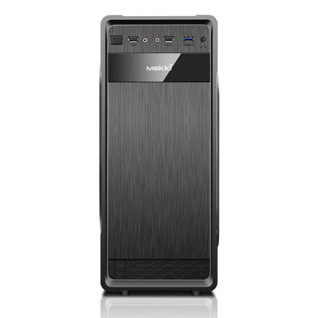 Кутия Makki 0636BB-U3, Middle Tower, 1x USB 3.0, 2x USB 2.0, ATX /mATX