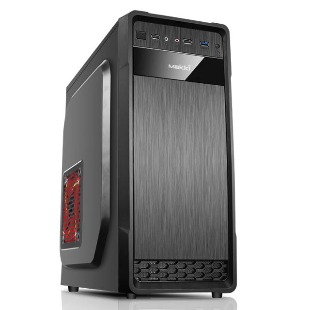 Кутия Makki 0636BB-U3, Middle Tower, 1x USB 3.0, 2x USB 2.0, ATX /mATX