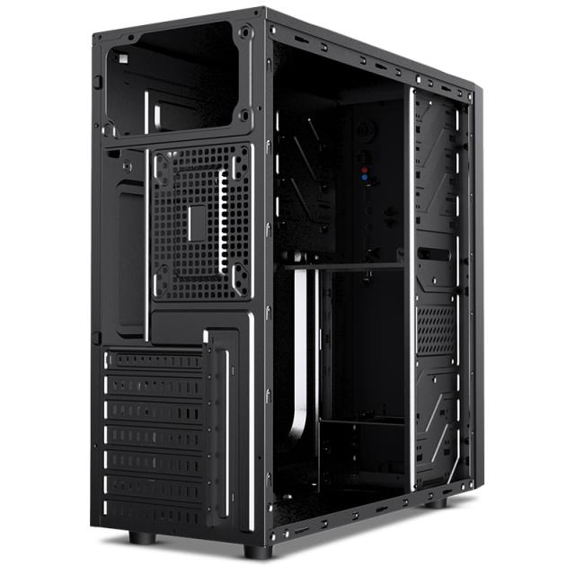 Кутия Makki 0636BB-U3, Middle Tower, 1x USB 3.0, 2x USB 2.0, ATX /mATX
