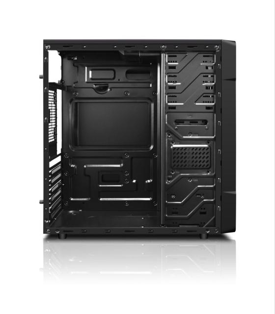 Кутия Makki 0636BB-U3, Middle Tower, 1x USB 3.0, 2x USB 2.0, ATX /mATX
