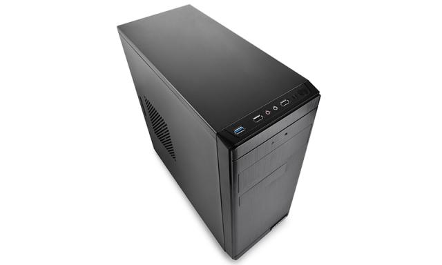Кутия DeepCool WAVE V2 Black, Mini Tower, 1x USB 3.0, 1x USB 2.0, mATX / Mini-ITX