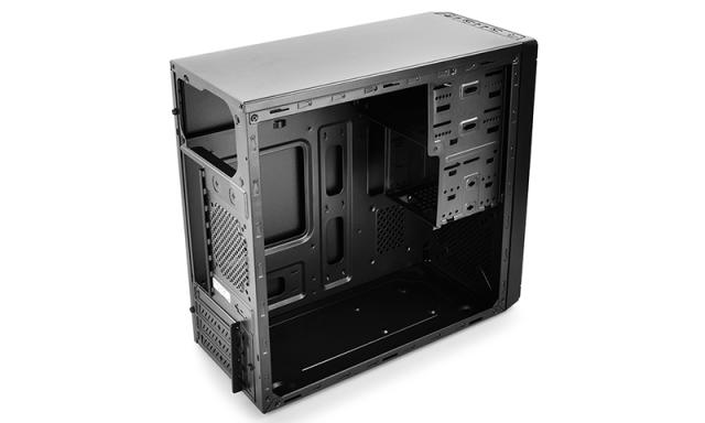 Кутия DeepCool WAVE V2 Black, Mini Tower, 1x USB 3.0, 1x USB 2.0, mATX / Mini-ITX