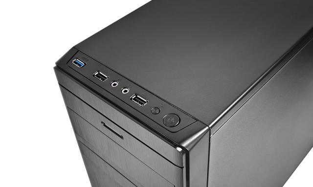 Кутия DeepCool WAVE V2 Black, Mini Tower, 1x USB 3.0, 1x USB 2.0, mATX / Mini-ITX