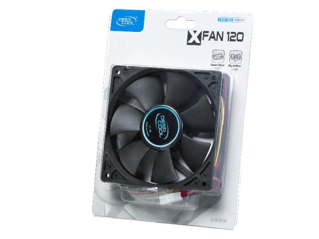 Вентилатор DeepCool 120mm Xfan 120 - 1300prm, 3 pin Molex (4 pin)