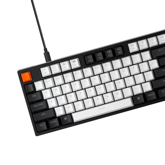 Геймърска Механична клавиатура Keychron C2 Hot-Swappable Full-Size Gateron G Pro Red Switch RGB LED