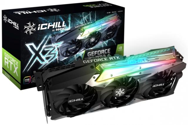 Видео карта Inno3D GeForce RTX 3090 iChill X3