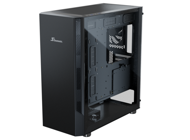 Кутия Seasonic ARCH Q5, USB Type-C, E-ATX, ATX, Micro ATX, ITX, прозорец, черна, 650W Seasonic CONNECT захранване