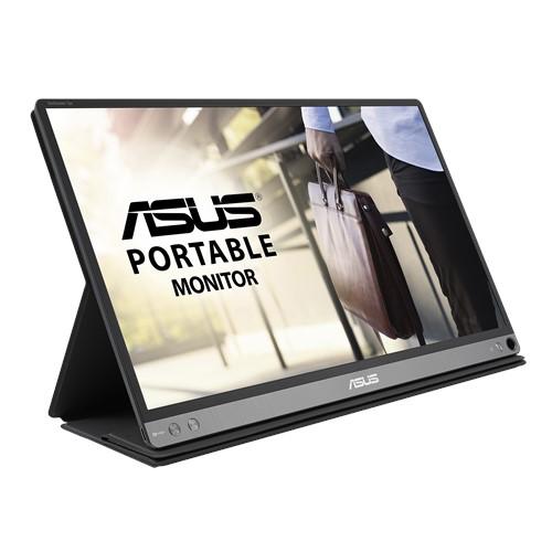 Монитор Asus ZenScreen Go MB16AP, 15.6" (39.6cm) IPS панел, Full HD, 220 cd/m2, USB-C, 7800mAh батерия