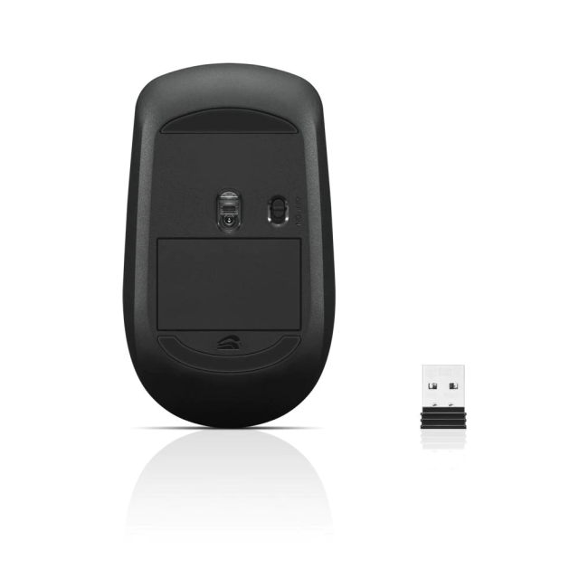 Мишка Lenovo 400 Wireless, безжична, оптична (1200 dpi), черна