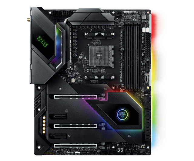 Дънна платка ASROCK B550 TAICHI RYZER EDITION WiFi AM4, 4xDDR4 6xSATA3 RAID, HDMI/DP, 2xM2, Wi-Fi 6, ATX