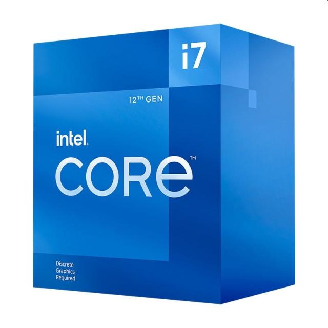 Процесор Intel Core i7 12700F 12C (2.6 / 4.9GHz, 25MB Cache, 180W, LGA1700), BOX, с охлаждане