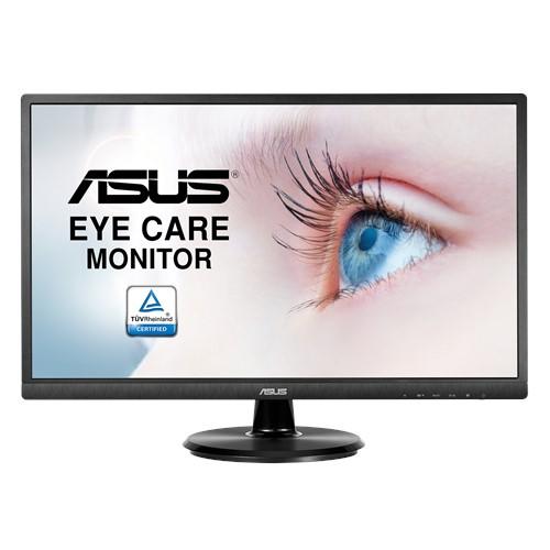 Монитор Asus VA249HE, 23.8" (60.5 cm) VA панел, Full HD, 5ms, 250 cd/m2, HDMI, VGA