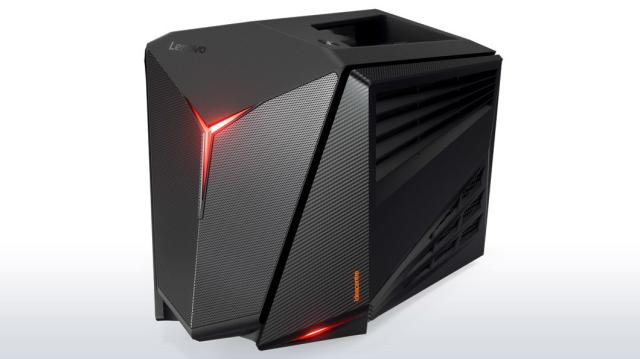 Настолен компютър Lenovo IdeaCentre Y720 Cube Tower, Kaby Lake Intel Core i5-7400 3.0/3.50GHz, nVidia GeForce GTX1070 8GB GDDR5, 16GB DDR4 RAM, 1TB HDD 7200rpm, Free DOS