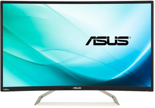 Монитор Asus VA326HR, 31.5 "(80.1 cm) CURVED VA панел, 144Hz, Full HD, 4ms, 300 cd/m2, HDMI, D-Sub