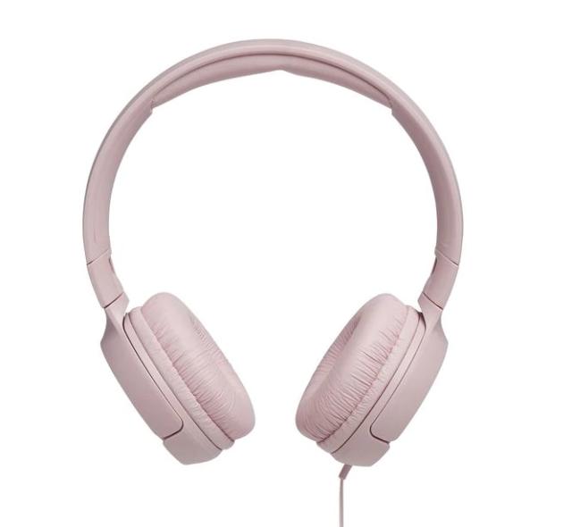 Слушалки JBL Tune 500, микрофон, 3.5 mm jack, Розови