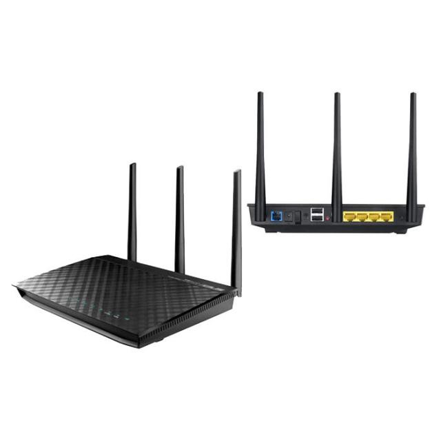 Рутер Asus DSL-N55U Annex A, 600 Mbps, ADSL, 3G / 4G, 4x Port 1000Mbps, USB 2.0