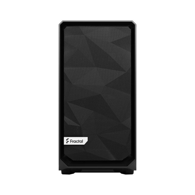Кутия Fractal Design Meshify 2 Mini Black TG, Mini Tower, 1x USB 3.1 Gen 2 Type-C, mATX/DTX/Mini-DTX/Mini ITX