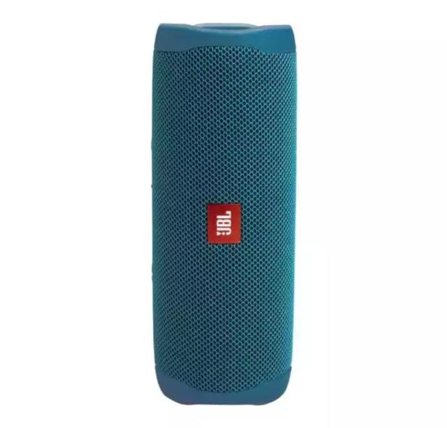 Тонколона JBL Flip 5 BLUE, 20W RMS, Bluetooth, влагоустойчива (IPX7), Син
