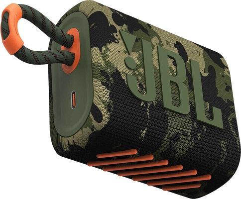 Тонколона JBL Go 3, 4.2W, Bluetooth, IPX67, Камуфлажна