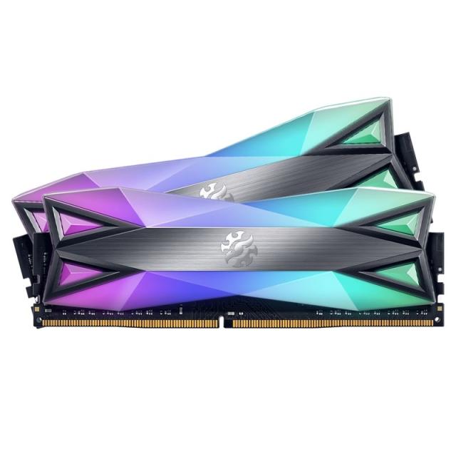 Памет ADATA XPG Spectrix D60G RGB 32GB 2X16 DDR4 3200MHZ, CL16, 1.35V