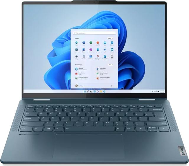 Лаптоп Lenovo Yoga 7 14IRL8 (12-ядрен) Intel Core i5-1340P 1.9/4.6GHz, 14" (35.56cm) WUXGA 400nits Touchscreen, 16GB LPDDR5, 512GB SSD NVMe, 1x USB 3.2 Gen1, Windows 11 Home